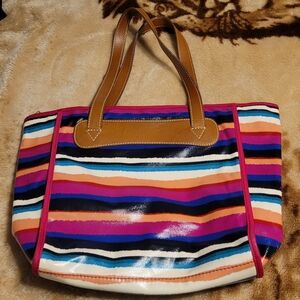 *LAST DAY* Striped Multicolor Tote Bag